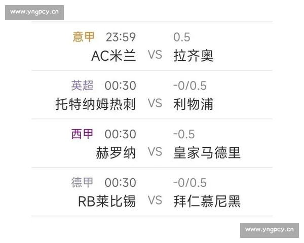 意甲最新赛程全解析球队对阵时间与比赛看点指南